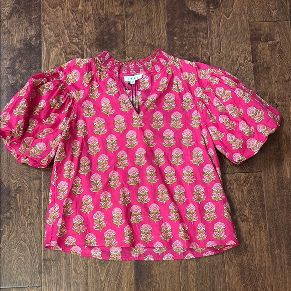 THML Social Threads Pink Floral Top - Picture 1 of 3